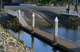 Double Boat Ramp Lanch