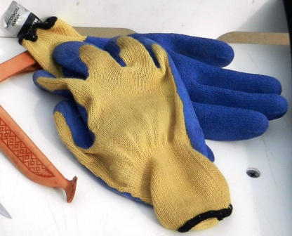 Right / Left Fishing Gloves with Hooks Non- Puncture Resistant - Left